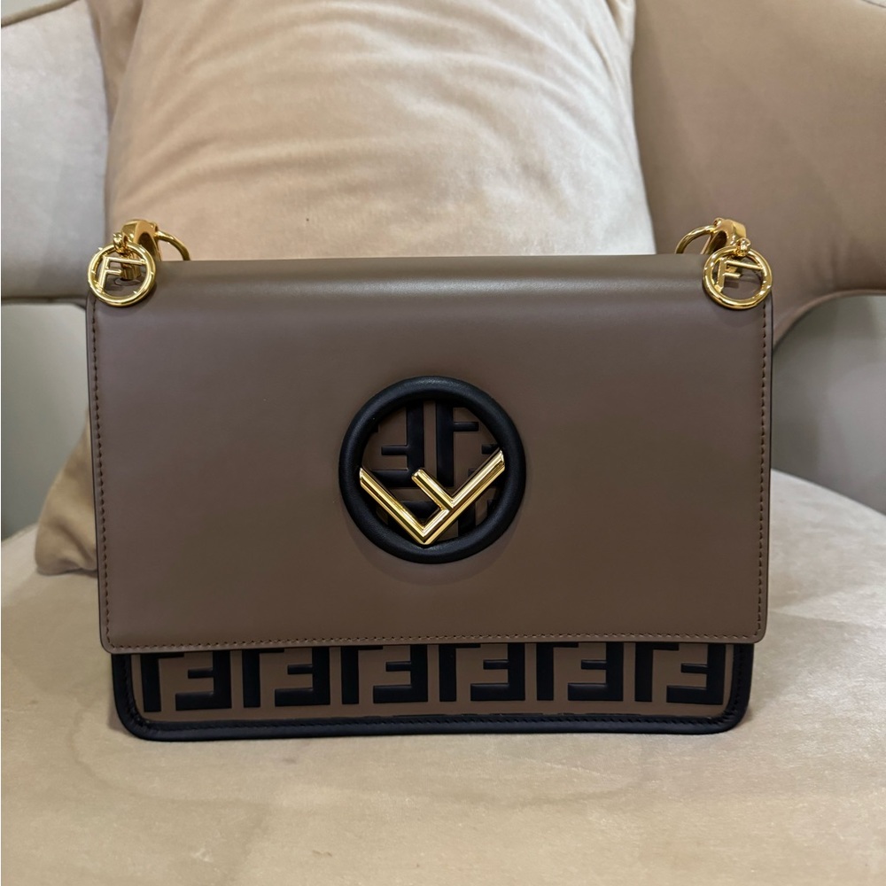 Fendi Vitello Century Bi-color ff